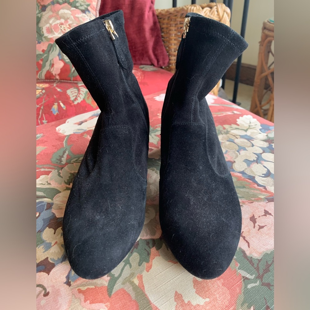 Talbots Pardo Boots Black Suede Size 8